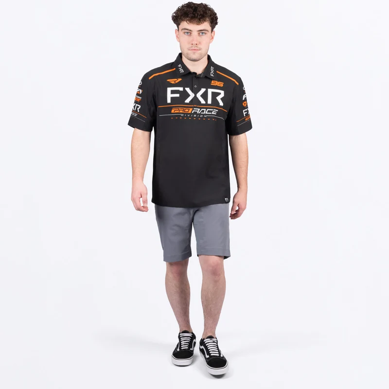 Men's Race Div Performance UPF Polo Shirt