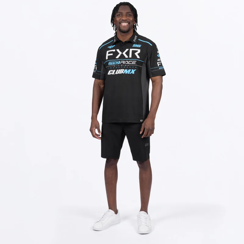 Men's Race Div Performance UPF Polo Shirt