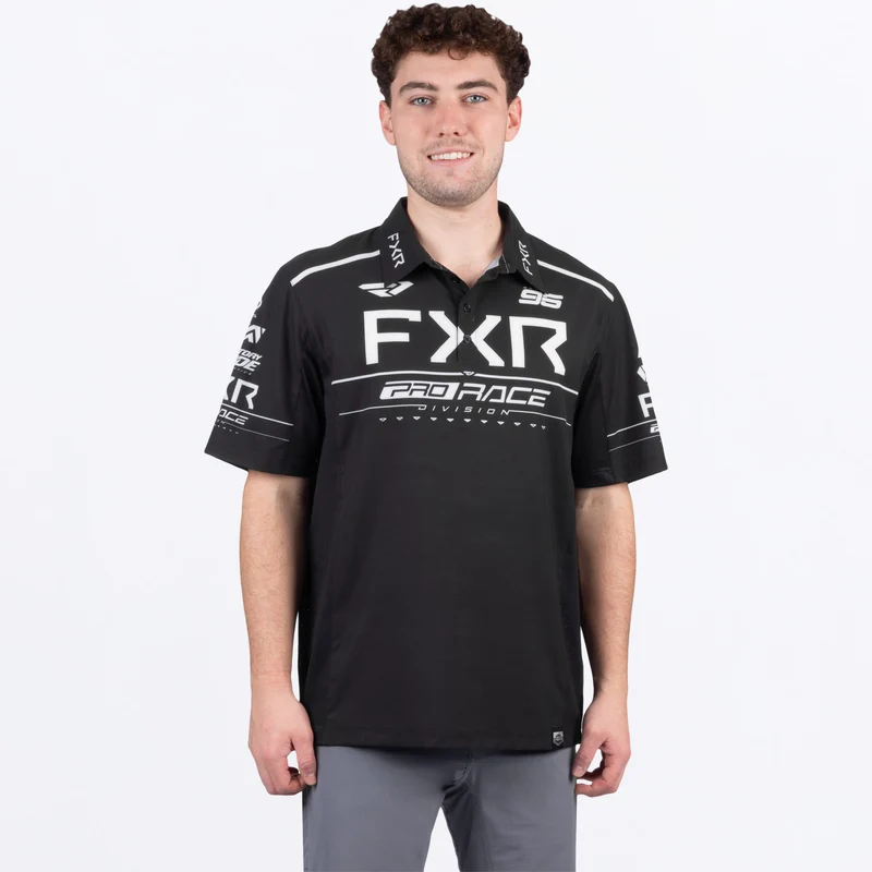 Men's Race Div Performance UPF Polo Shirt