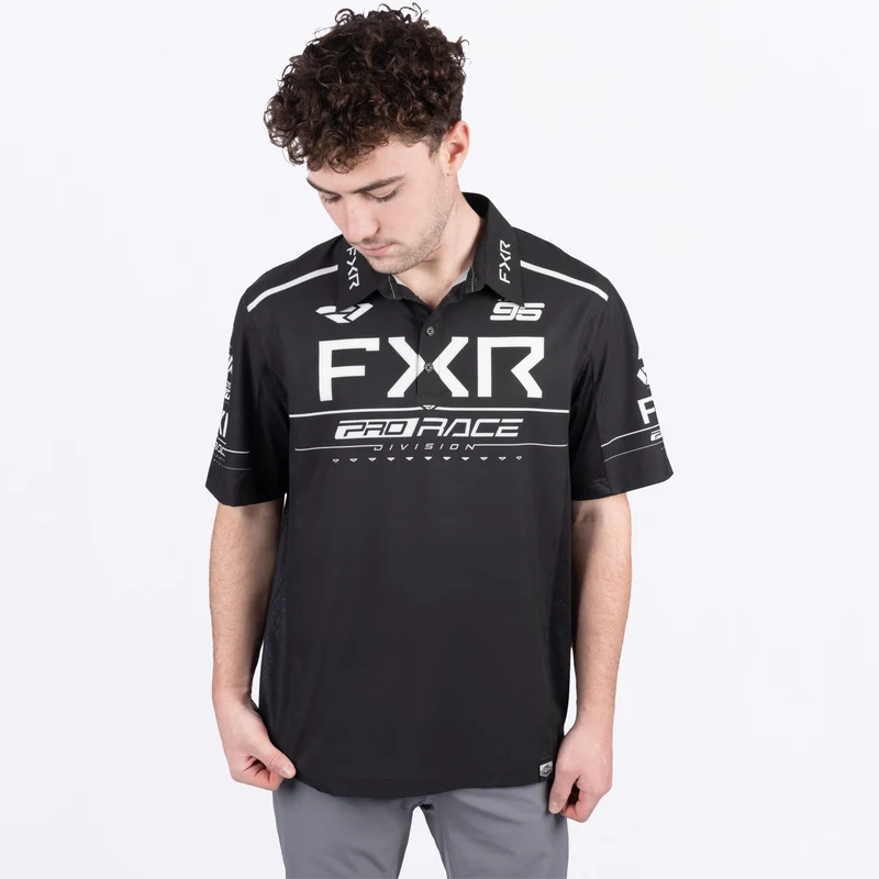 Men's Race Div Performance UPF Polo Shirt