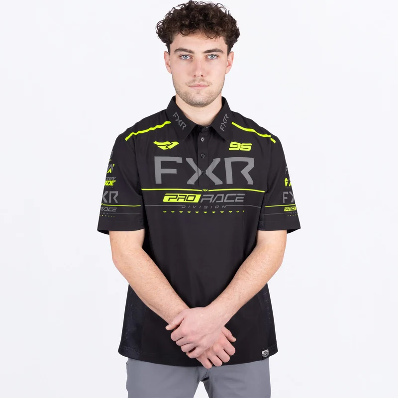 Men's Race Div Performance UPF Polo Shirt