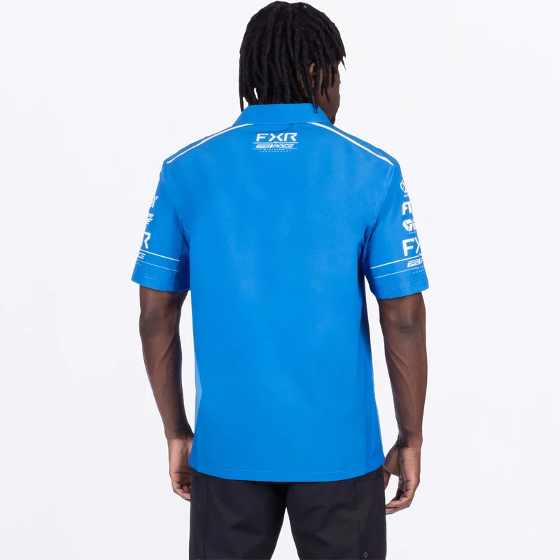 Men's Race Div Performance UPF Polo Shirt