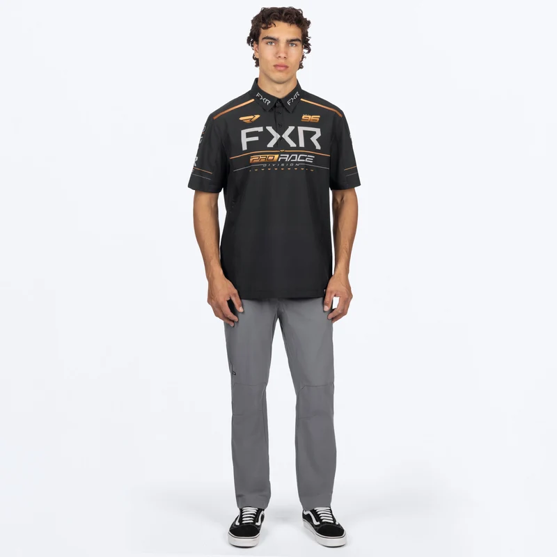 Men's Race Div Performance UPF Polo Shirt