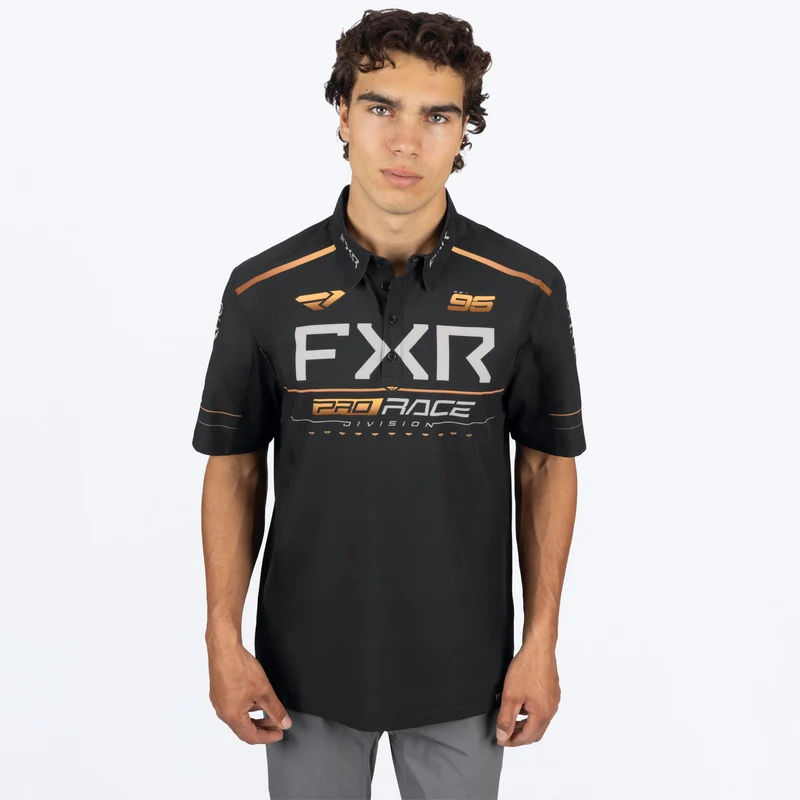Men's Race Div Performance UPF Polo Shirt