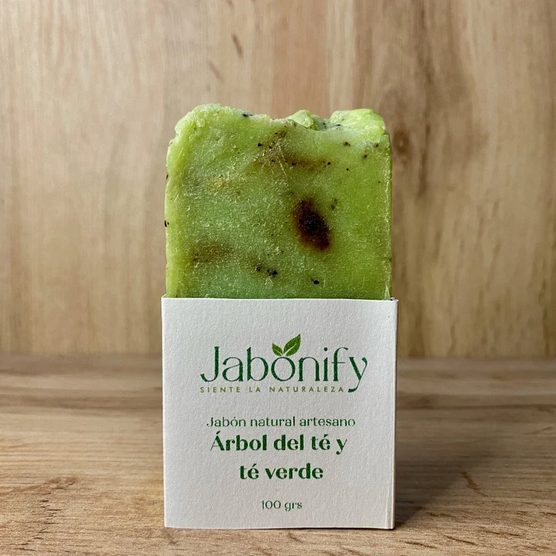 Jabón árbol del té y té verde