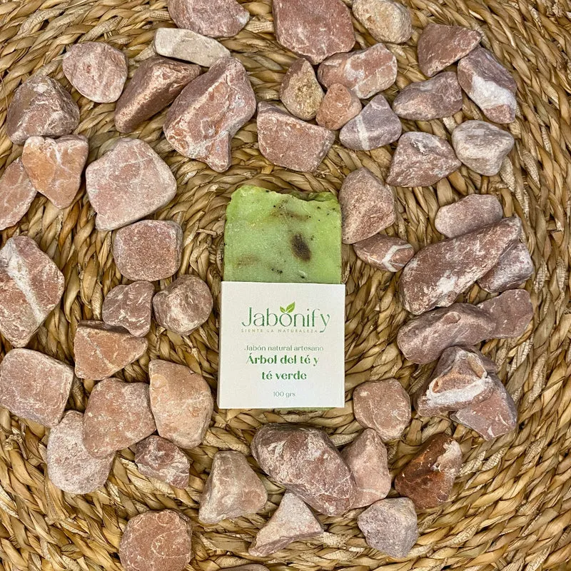 Jabón árbol del té y té verde