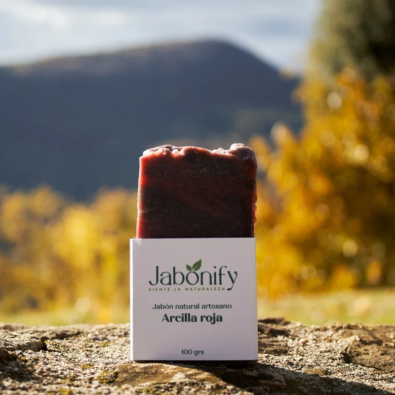 Jabón de arcilla roja