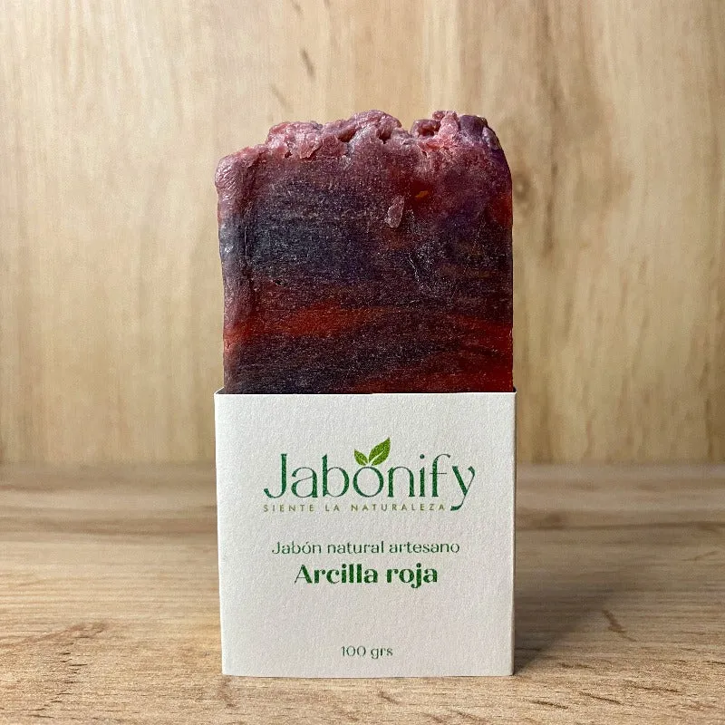 Jabón de arcilla roja