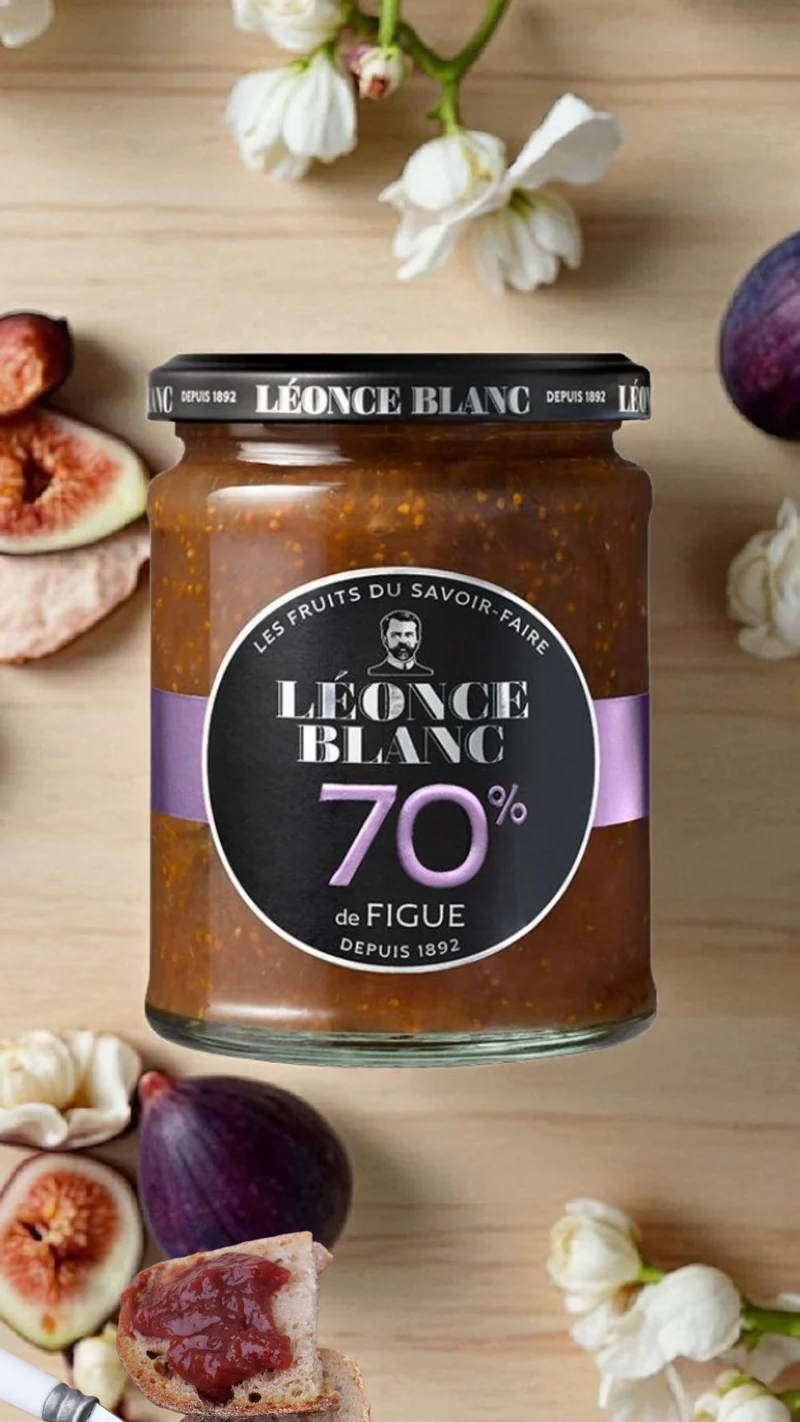 Confiture 70% de figue Léonce Blanc 320 g