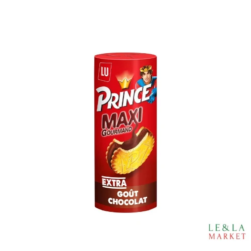 Biscuit avec maxi fourrage chocolat LU PRINCE Maxi Gourmand 250g