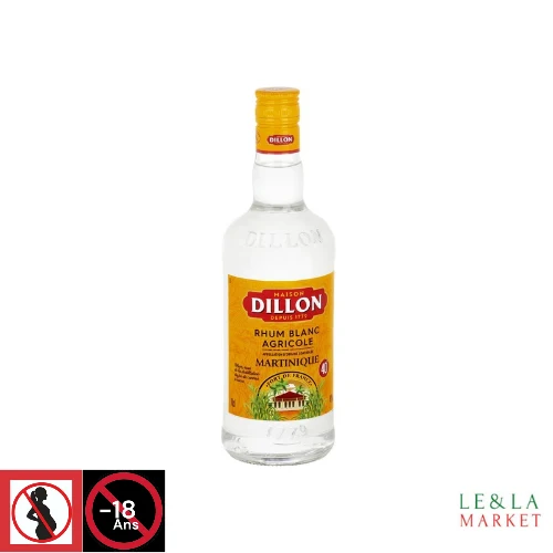 Rhum blanc agricole A.O.C. de la Martinique Dillon 40% vol. 70cL