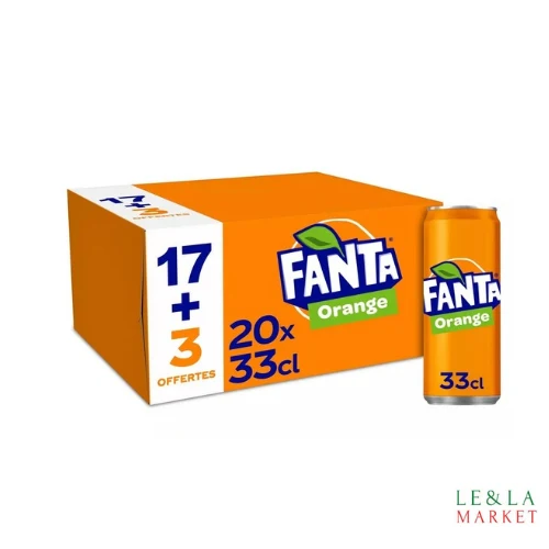 Soda orange Fanta 20x33cl