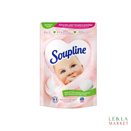 Tablettes adoucissantes hypo allergénique Soupline (28x12g) 336g