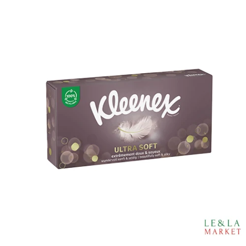 Boite de mouchoirs doux résistant ultra soft KLEENEX 64 mouchoirs