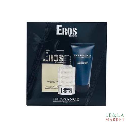Coffret Eau de toilette Eros Legend + gel douche