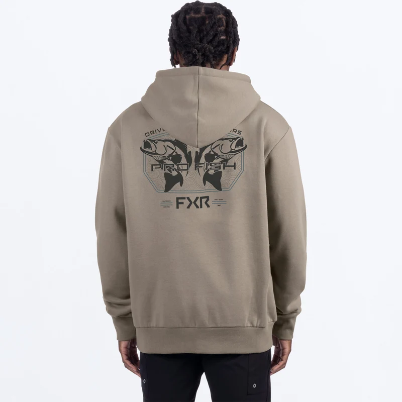 Men's Walleye Cotton Pullover Hoodie