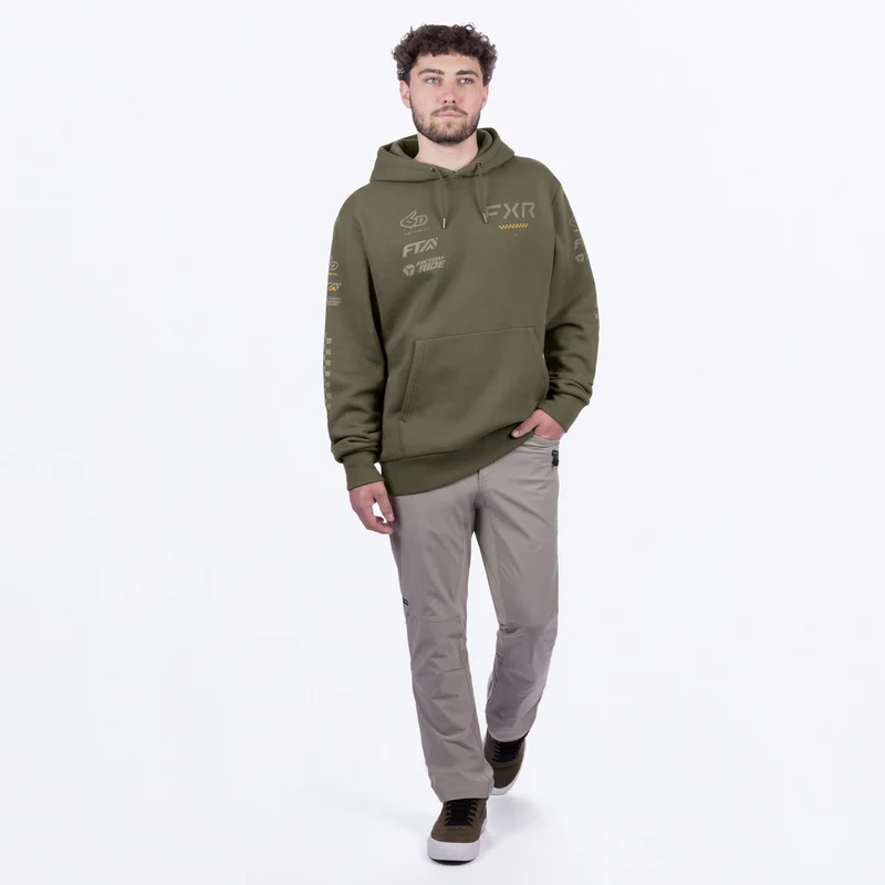 Men's Stack Cotton Pullover Hoodie
