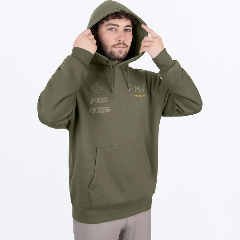 Men's Stack Cotton Pullover Hoodie