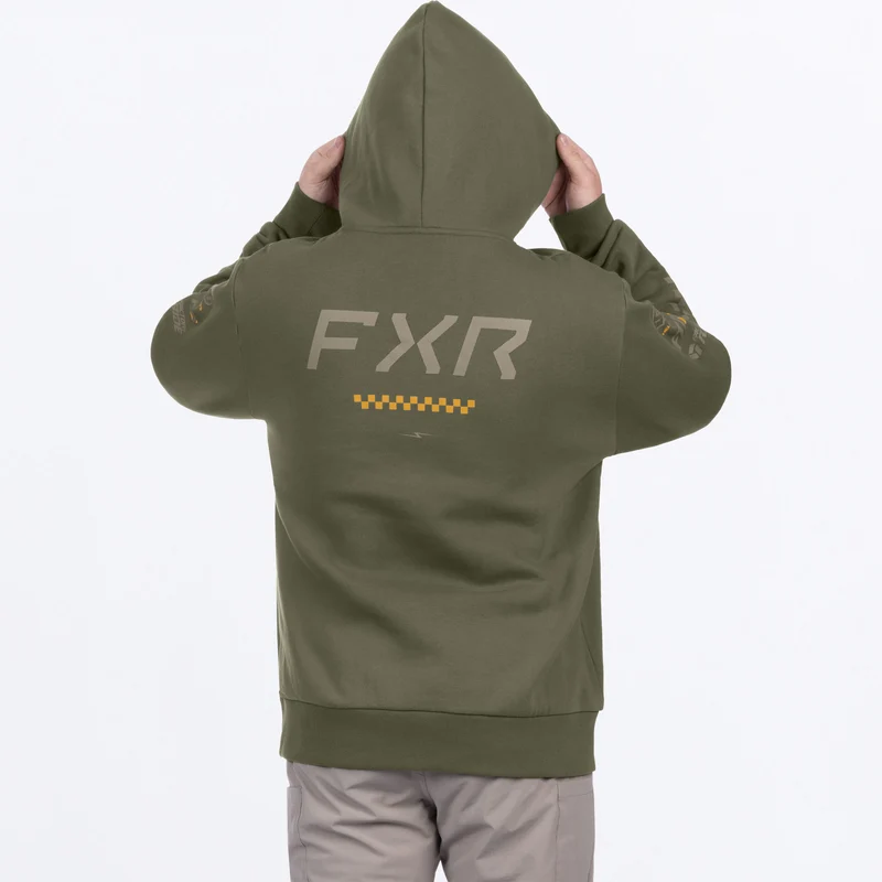 Men's Stack Cotton Pullover Hoodie