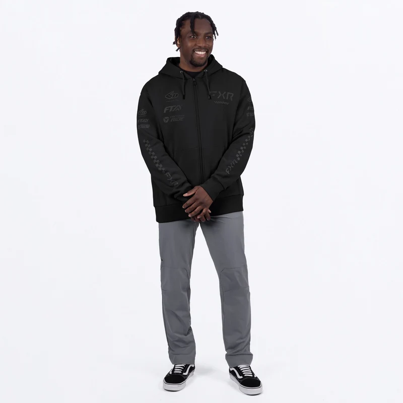 Men's Stack Cotton Zip Up Hoodie
