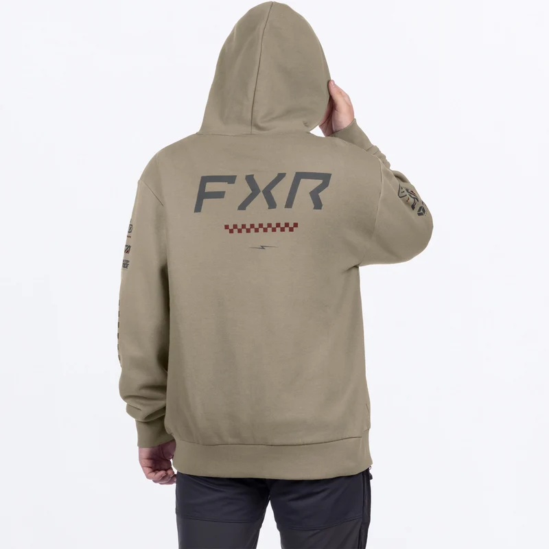 Men's Stack Cotton Zip Up Hoodie