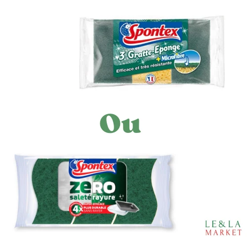 L'éponge très vert Spontex X3