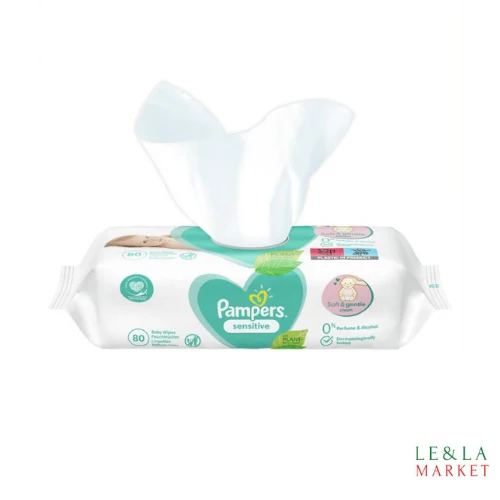 Lingettes Pampers sensitive x80