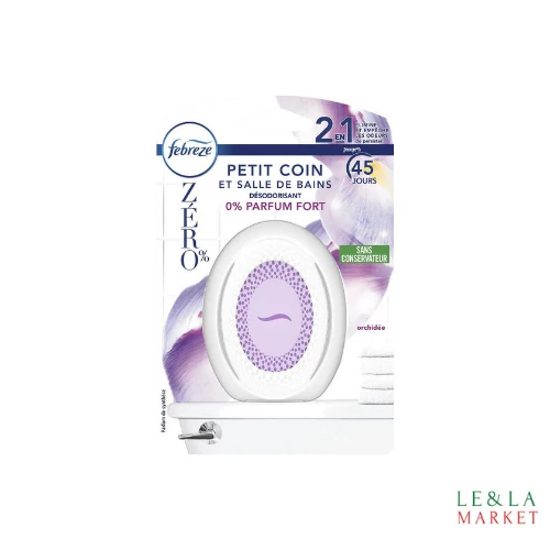 Désodorisant petit coin 2en1 ZERO% orchidee Febreze