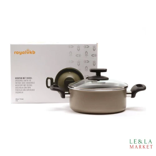 Faitout avec couvercle royalvkb 24cm