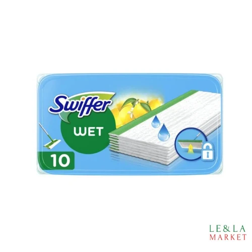 Lingettes humides attrape poussière Swiffer x10