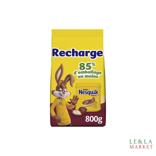 Chocolat en poudre Nesquick recharge 800g