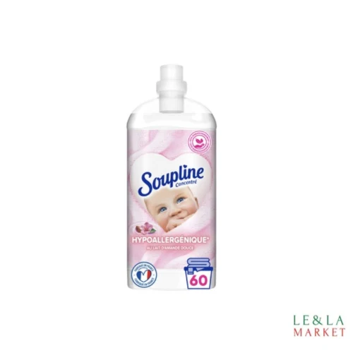 Adoucissant Soupline concentré hypoallergénique 60 lavages