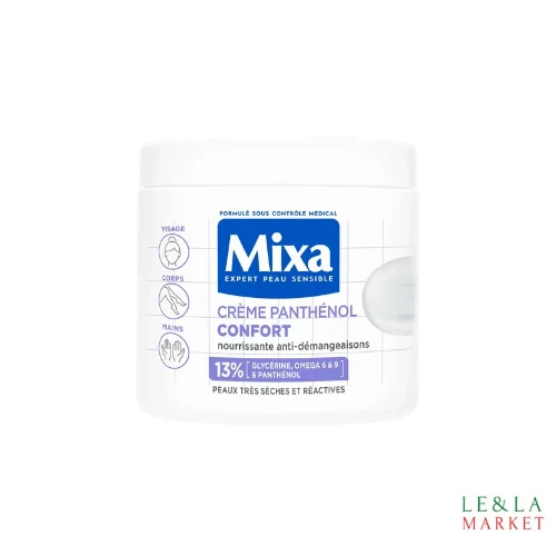 Crème panthénol confort Mixa 400ml