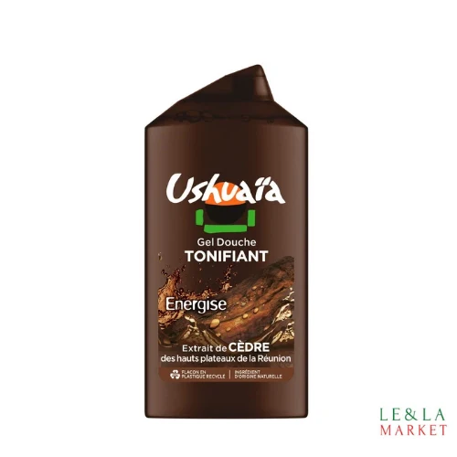 Gel douche tonifiant Ushuaïa extrait de Cèdre 300ml