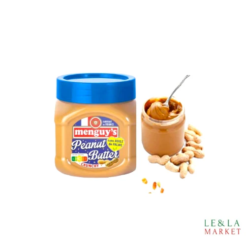 Beurre de cacahuète Peanut Butter crunchy Menguy's 454g