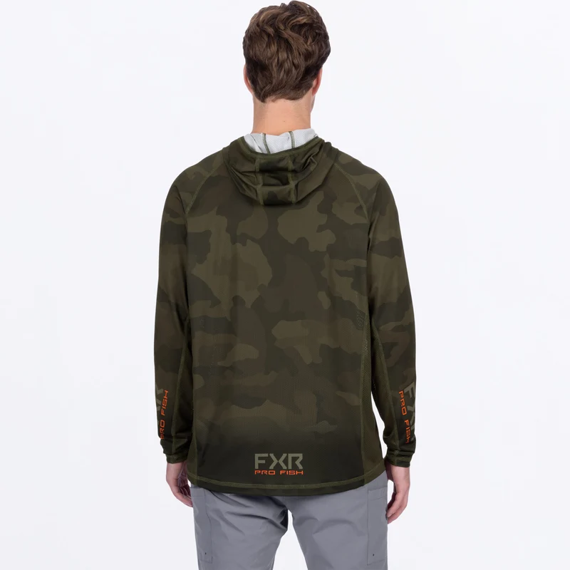 Men's Derby Camo Air UPF Pullover Hoodie