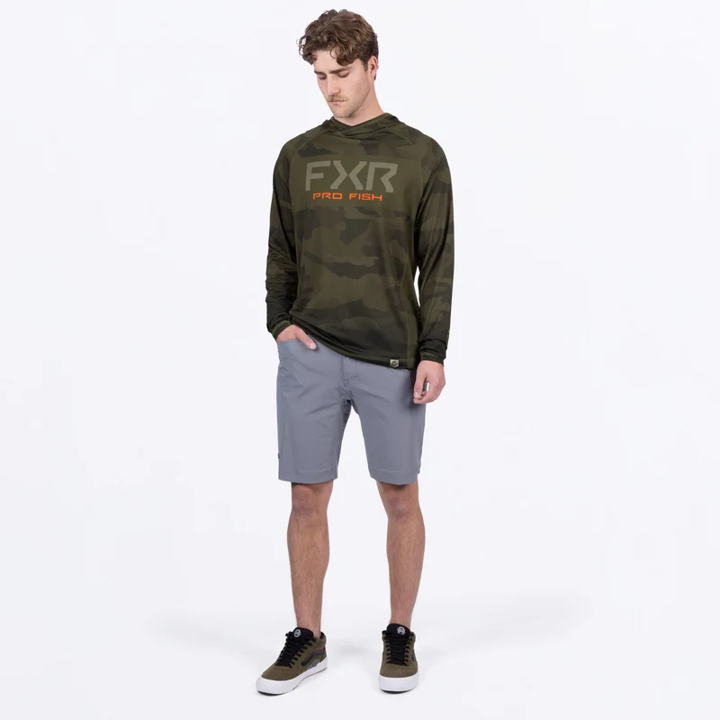 Men's Derby Camo Air UPF Pullover Hoodie