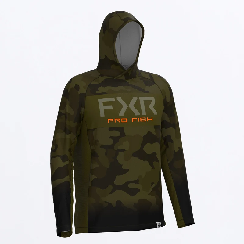 Men's Derby Camo Air UPF Pullover Hoodie