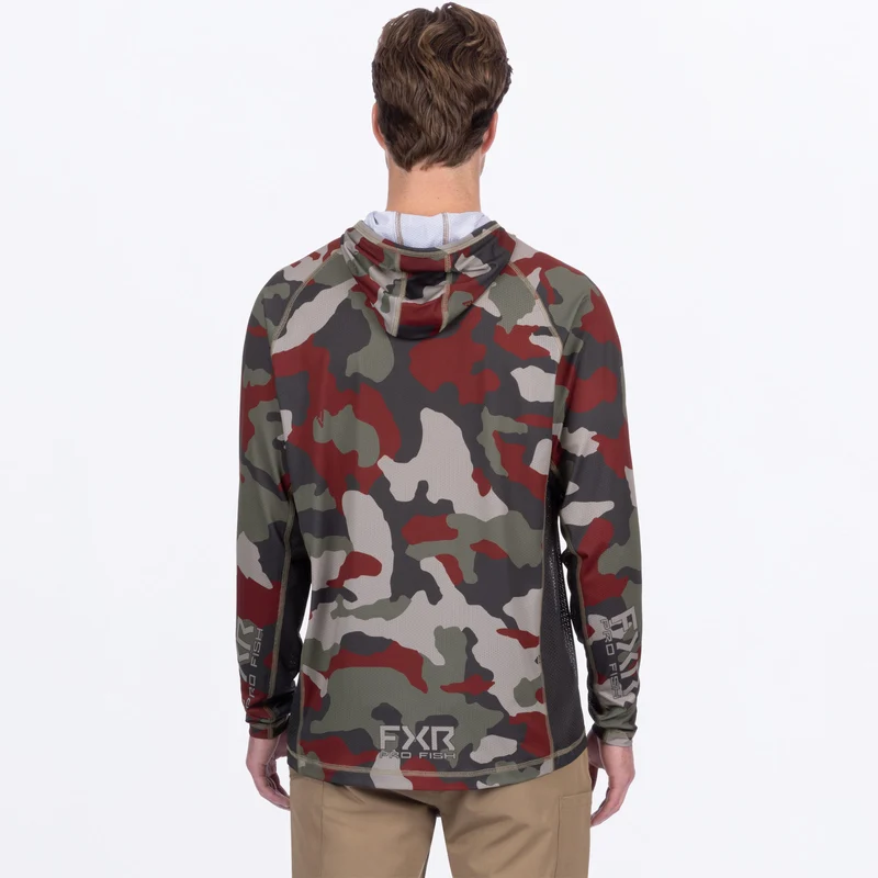 Men's Derby Camo Air UPF Pullover Hoodie