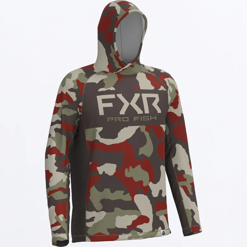 Men's Derby Camo Air UPF Pullover Hoodie