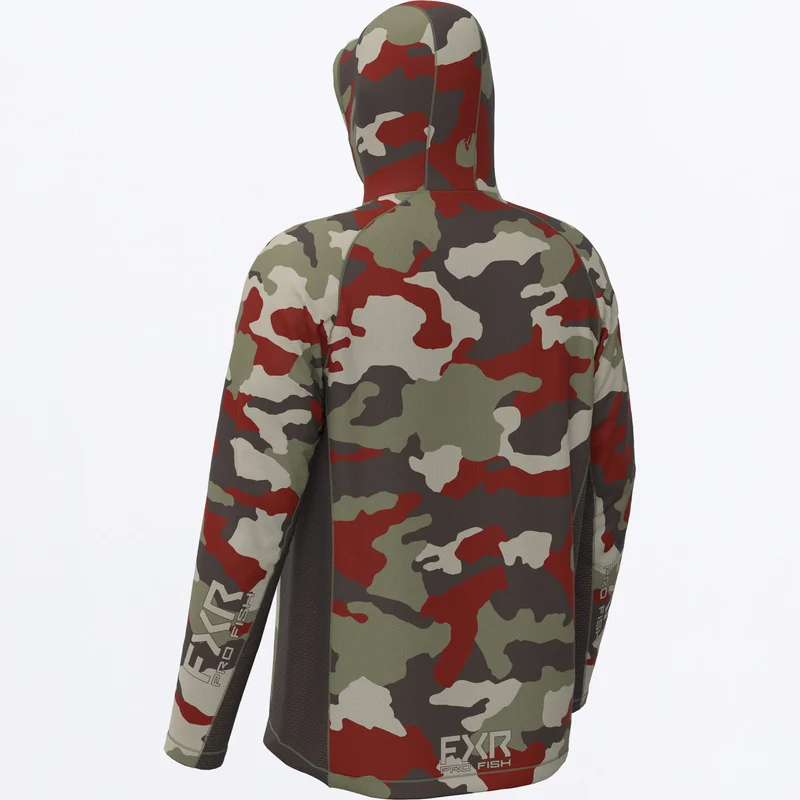 Men's Derby Camo Air UPF Pullover Hoodie