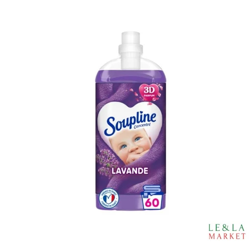 Adoucissant lavande concentré Soupline 1,35L