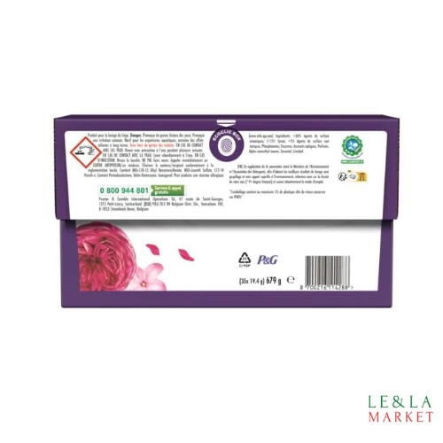 Lessive Dash jasmin et rose de Mai 35 lavages