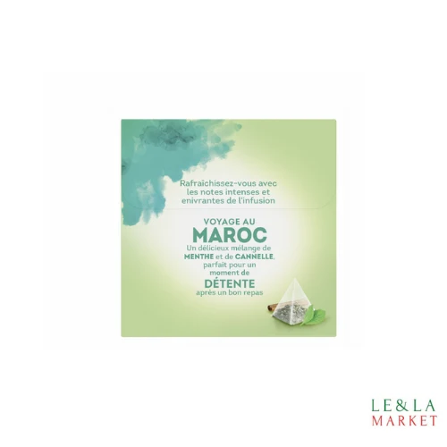 Thé menthe et canelle voyage au Maroc Lipton x20 sachets