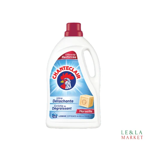 Lessive liquide au savon de Marseille Chanteclair 40 lavages