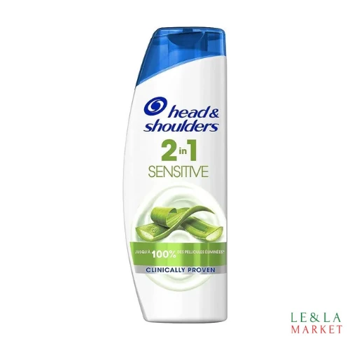 Shampooing antipelliculaire +soin 2en1 Sensitive Head&Shoulders 270ml