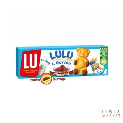Gâteaux moelleux fourrés au chocolat LU Lulu l'ourson 150g