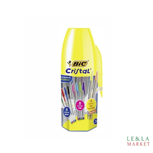 Mega tubo Stylos Bic cristal x20