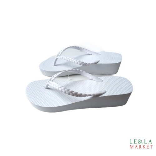 Mule à talon blanc pour femme T35-36