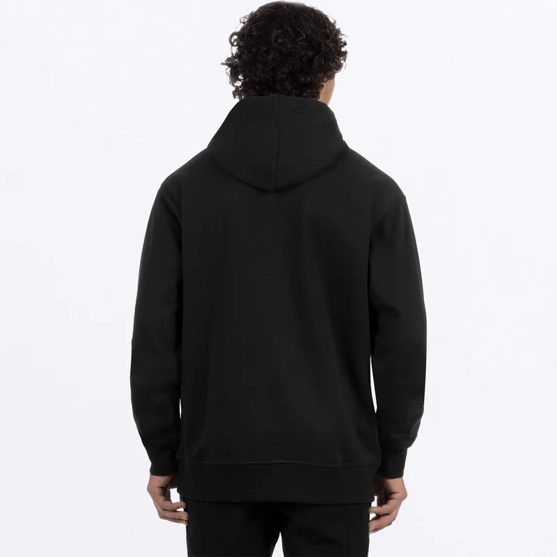 Emblem Cotton Pullover Hoodie